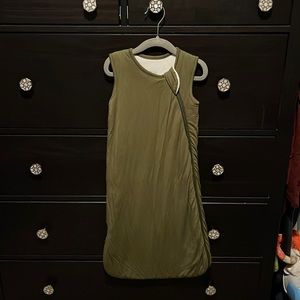 Kyte Baby Bamboo Sleep Bag Sack, Olive Green, size small, 1.0 TOG